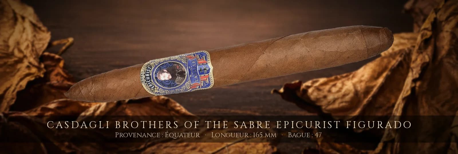 Casdagli Brothers of the Sabre Epicurist Figurado — Casdagli — Équateur