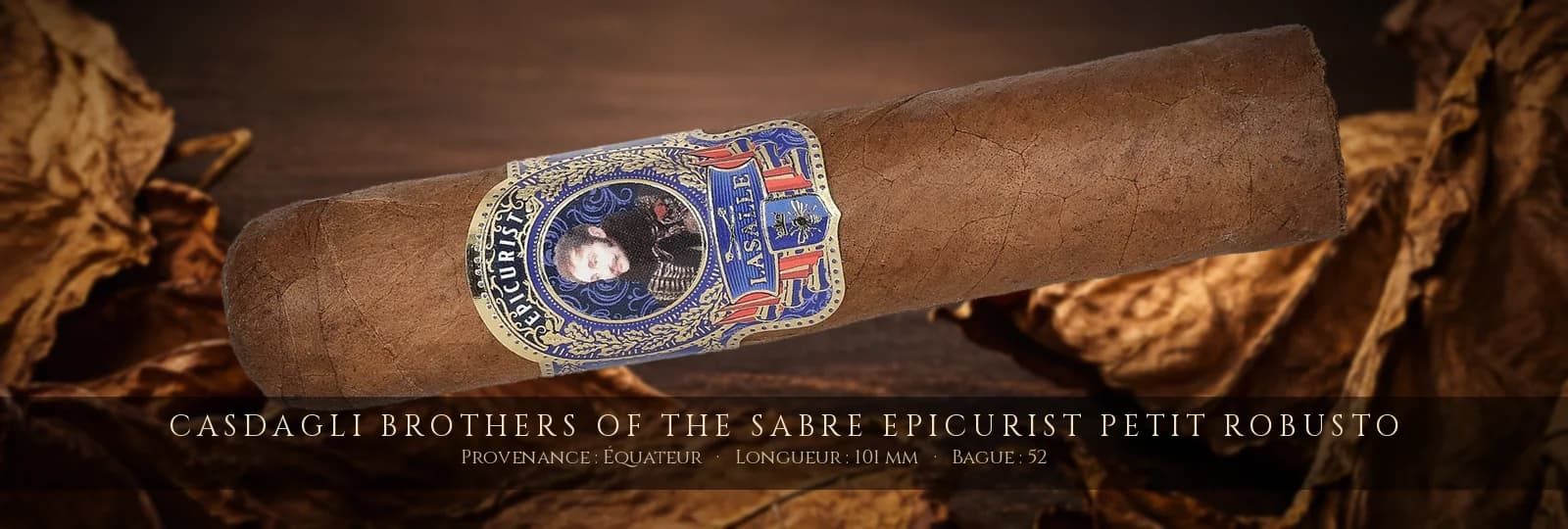 Casdagli Brothers of the Sabre Epicurist Petit Robusto — Casdagli — Équateur