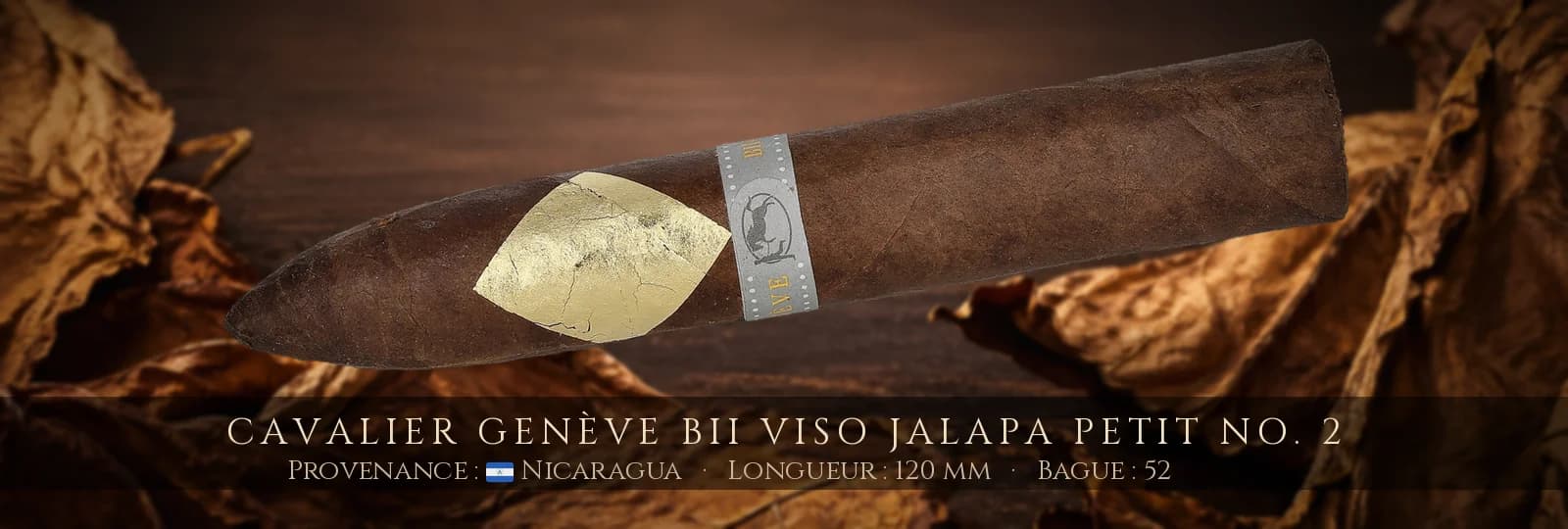 Cavalier Genève BII Viso Jalapa Petit No. 2 — Cavalier Genève — Nicaragua