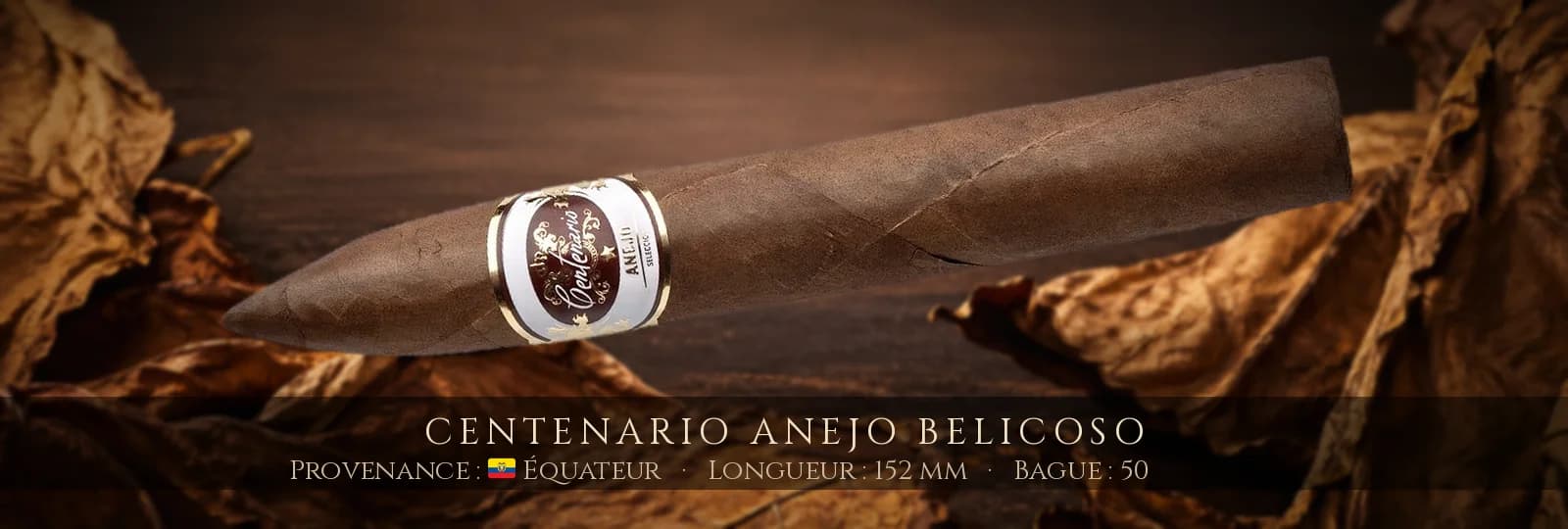 Centenario Anejo Belicoso — Centenario — Équateur