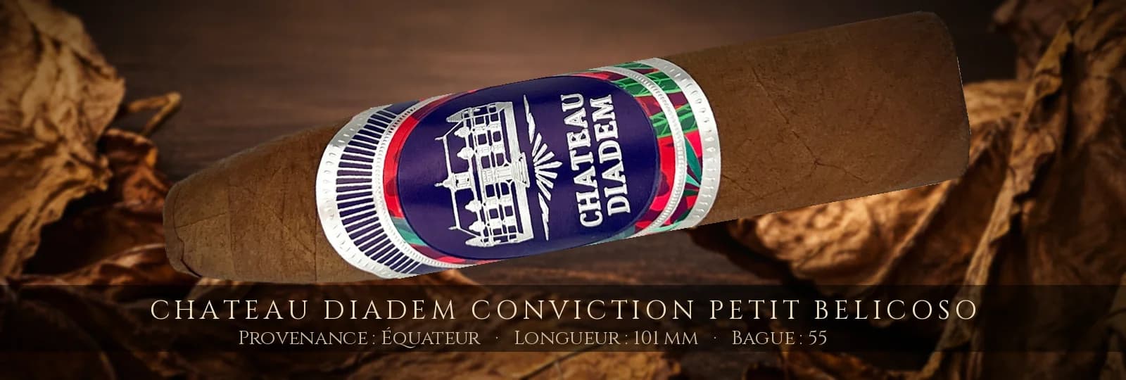 Chateau Diadem Conviction Petit Belicoso — Chateau Diadem — Équateur