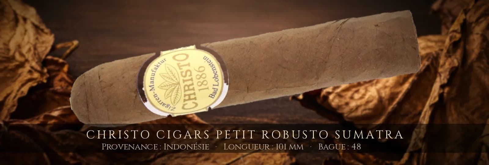 Christo Cigars Petit Robusto Sumatra — Christo — Indonésie