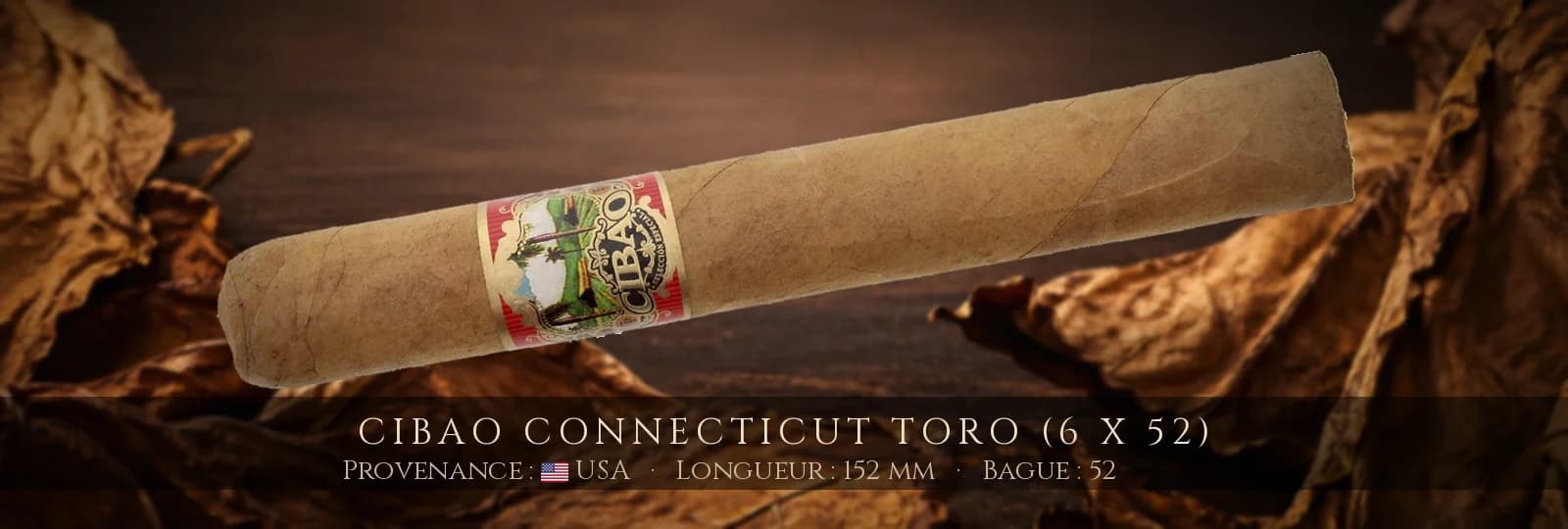 Cibao Connecticut Toro (6 x 52) — Cibao — USA