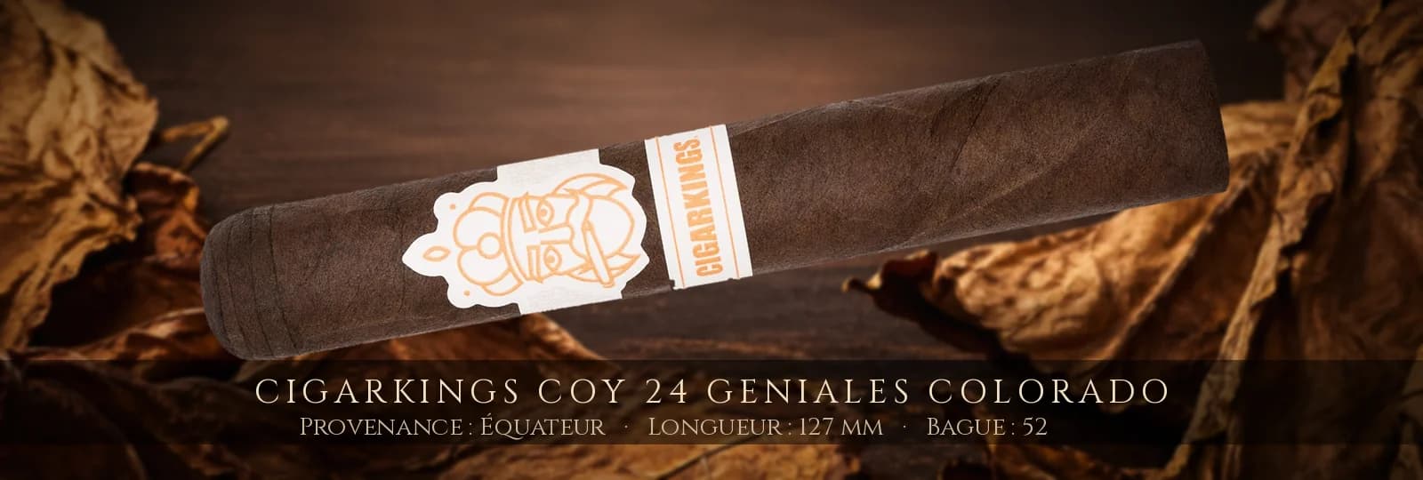 Cigarkings COY 24 Geniales Colorado — Cigarkings — Équateur