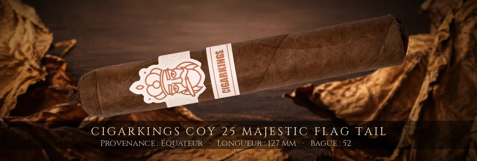 Cigarkings COY 25 Majestic Flag Tail — Cigarkings — Équateur