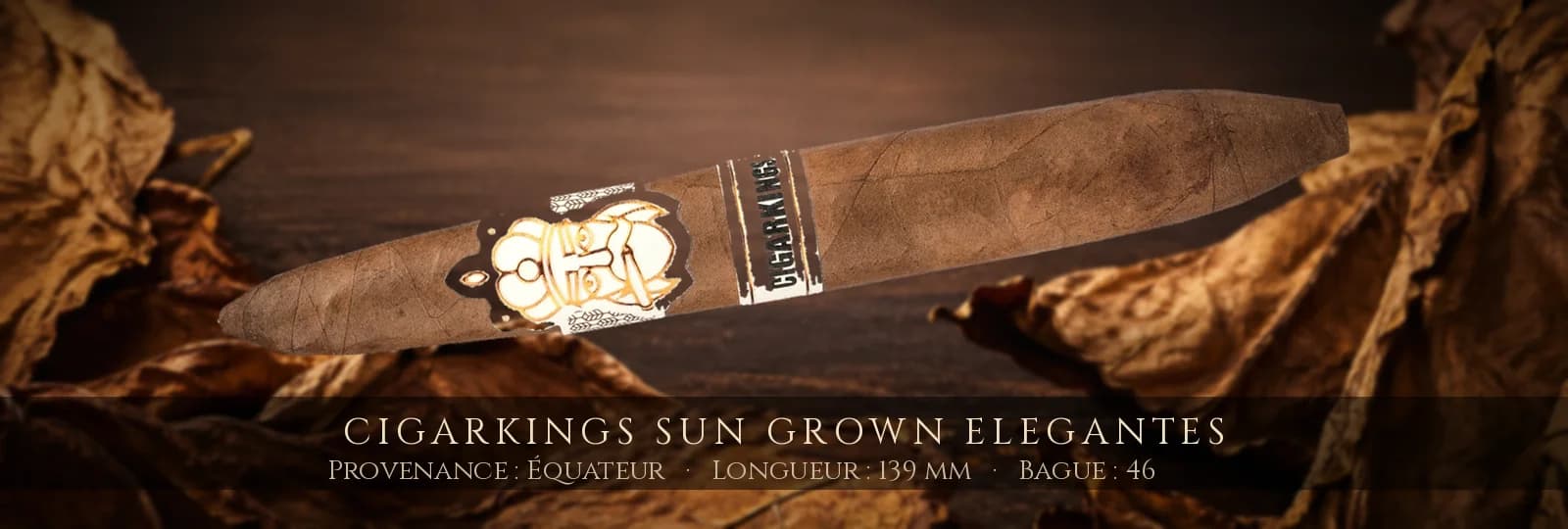 Cigarkings Sun Grown Elegantes — Cigarkings — Équateur