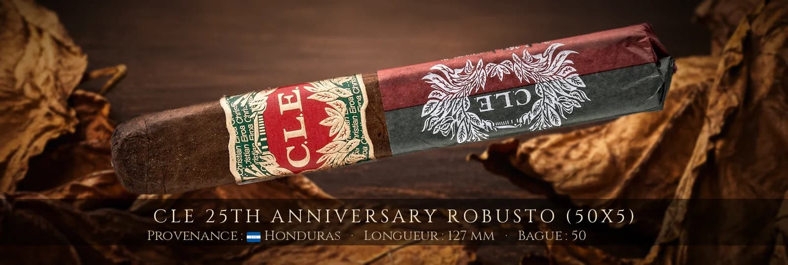 CLE 25th Anniversary Robusto (50x5) — CLE — Honduras