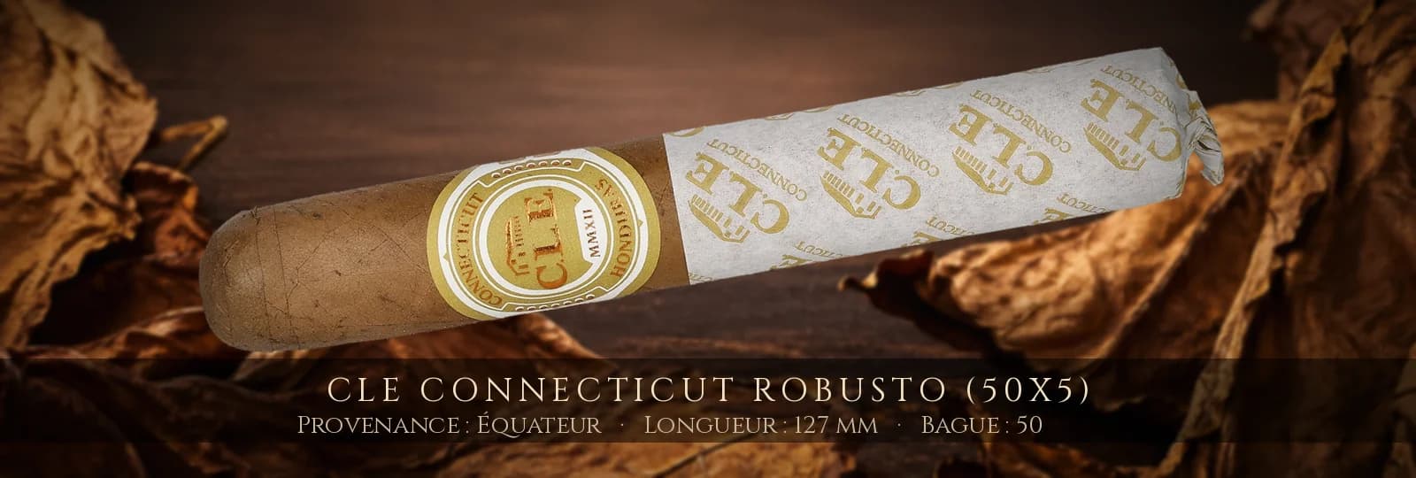 CLE Connecticut Robusto (50x5) — CLE — Équateur