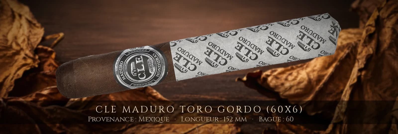 CLE Maduro Toro Gordo (60x6) — CLE — Mexique