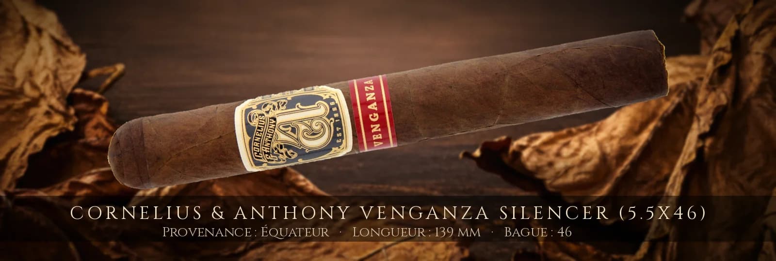 Cornelius & Anthony Venganza Silencer (5.5x46) — Cornelius & Anthony — Équateur