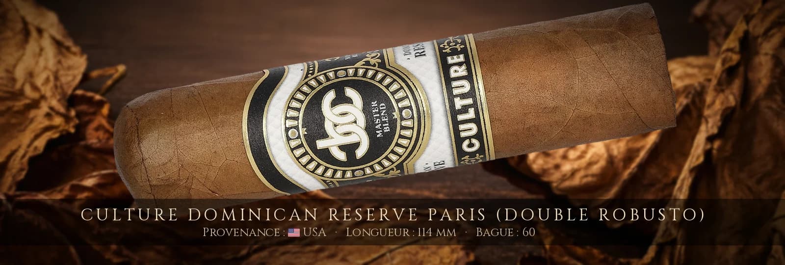 Culture Dominican Reserve Paris (Double Robusto) — Culture — USA