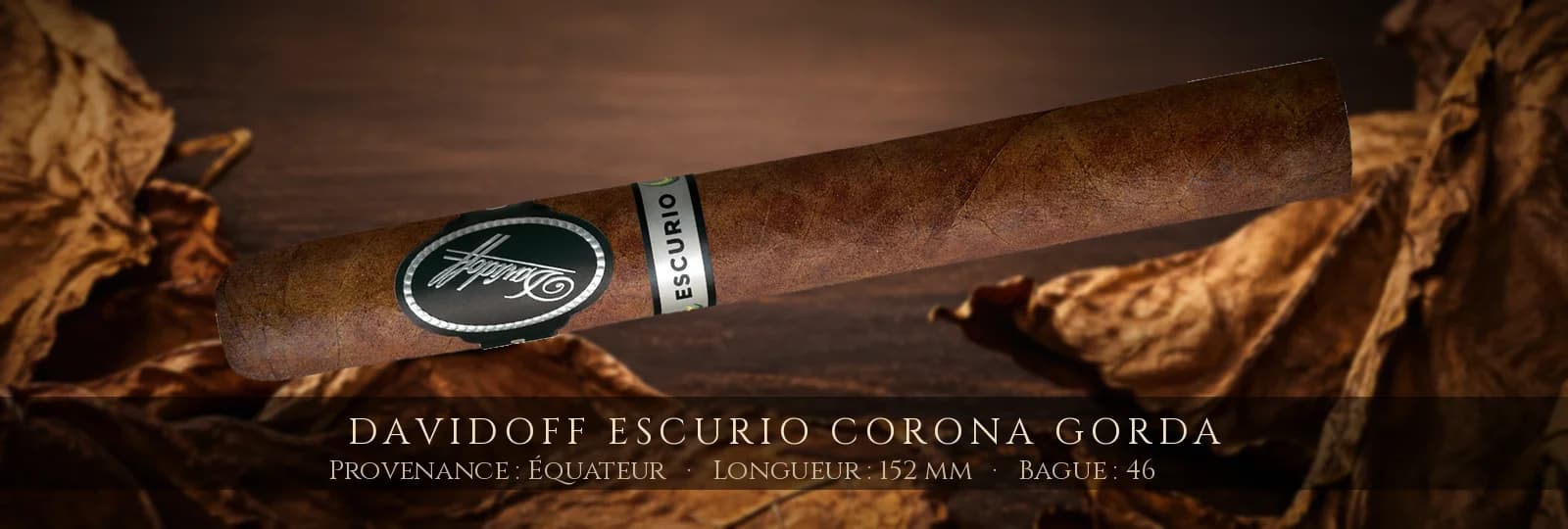 Davidoff Escurio Corona Gorda — Davidoff — Équateur