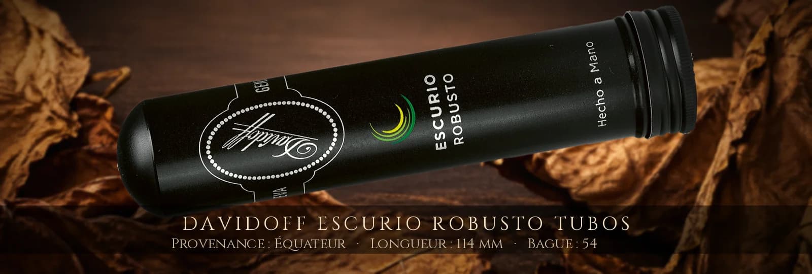 Davidoff Escurio Robusto TUBOS — Davidoff — Équateur