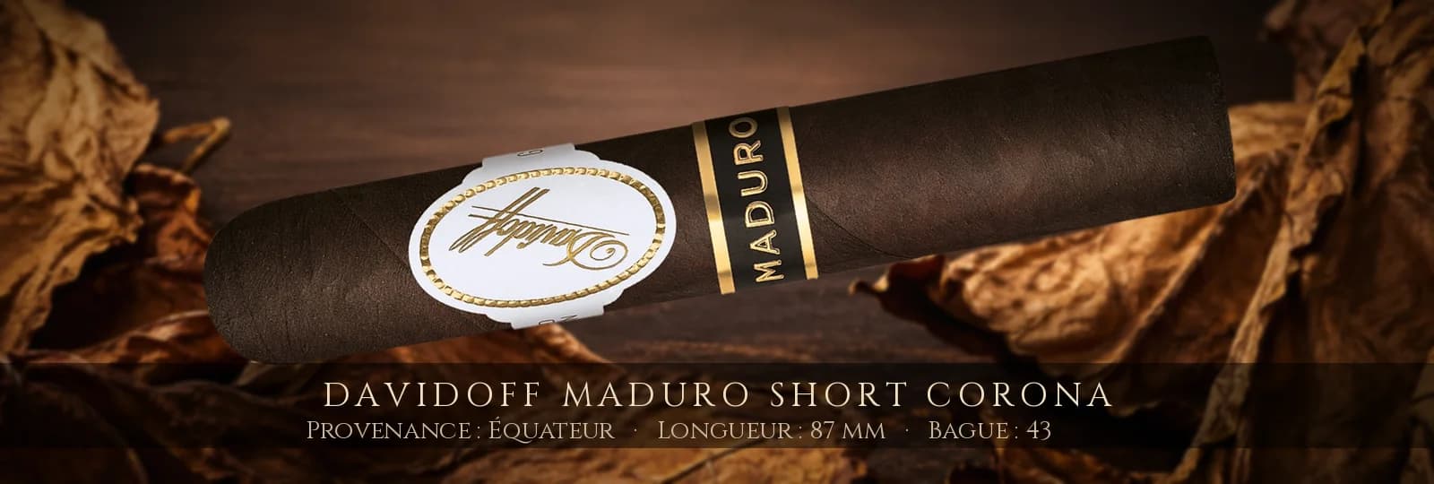 Davidoff Maduro Short Corona — Davidoff — Équateur