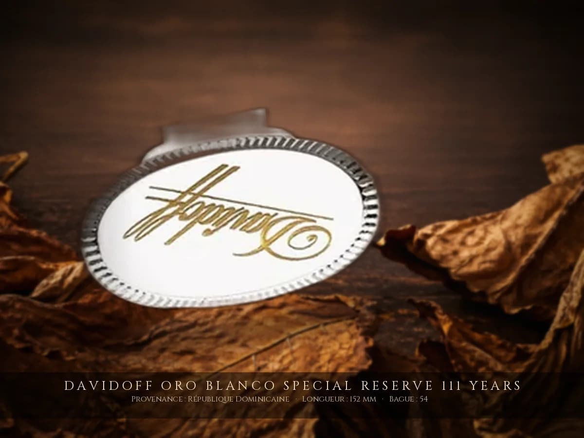 Davidoff Oro Blanco Special Reserve 111 Years — Davidoff — République Dominicaine