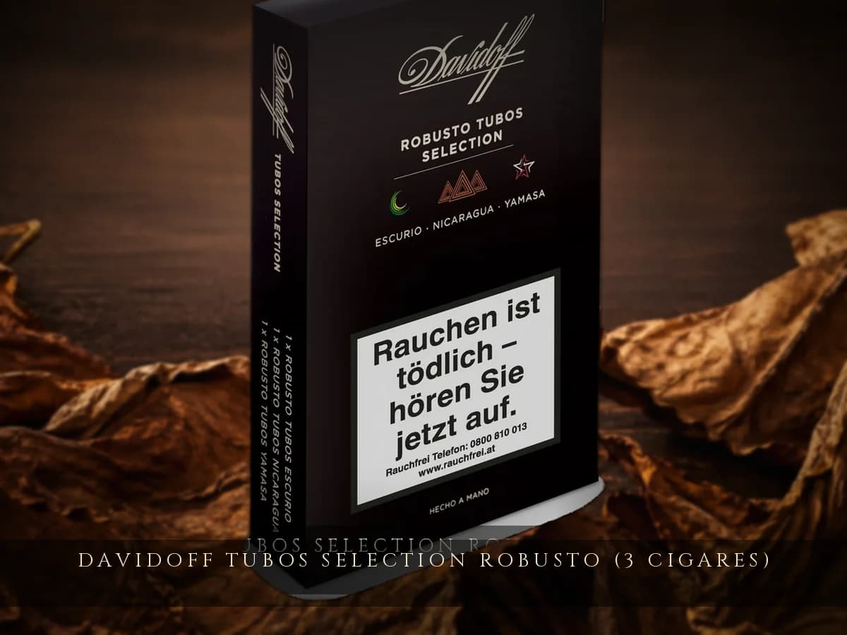 Davidoff Tubos Selection Robusto (3 cigares) — Davidoff
