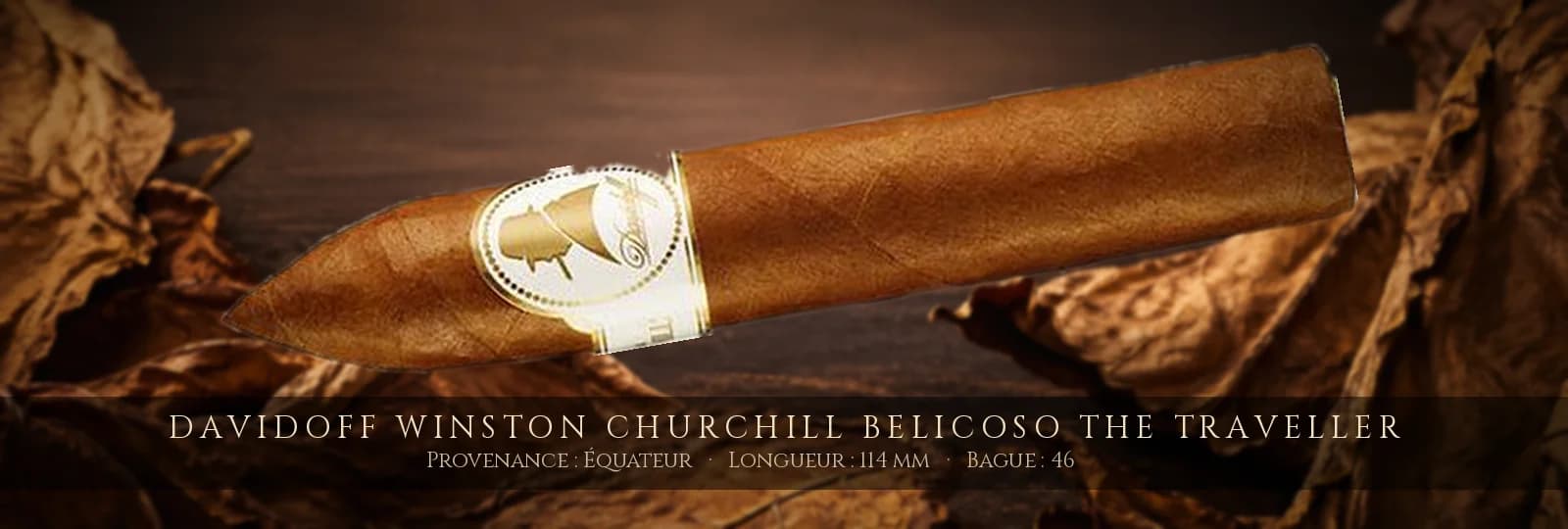 Davidoff Winston Churchill Belicoso The Traveller — Davidoff — Équateur