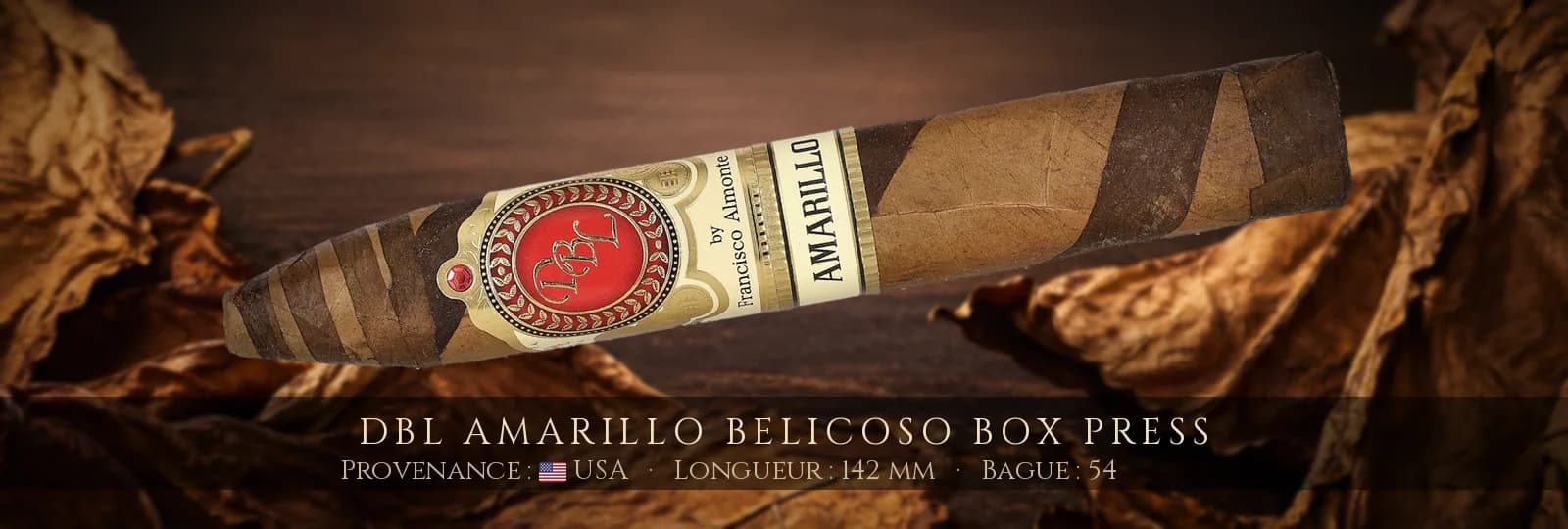 DBL Amarillo Belicoso Box Press — DBL — USA
