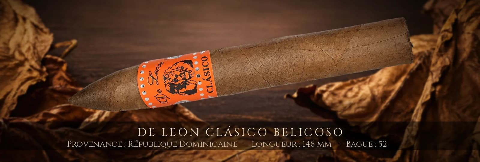 De Leon Clásico Belicoso — De Leon — République Dominicaine