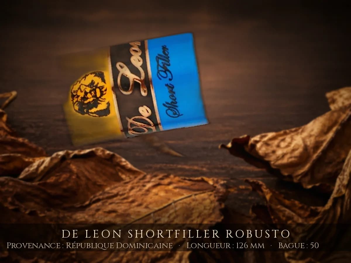 De Leon Shortfiller Robusto — De Leon — République Dominicaine