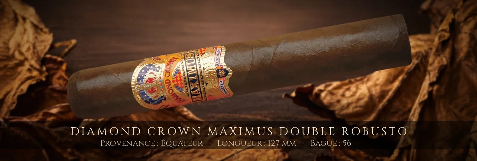 Diamond Crown Maximus Double Robusto — Diamond Crown — Équateur