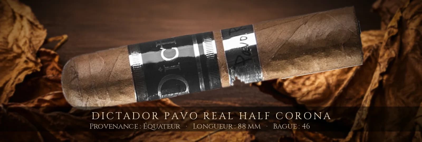 Dictador Pavo Real Half Corona — Dictador — Équateur