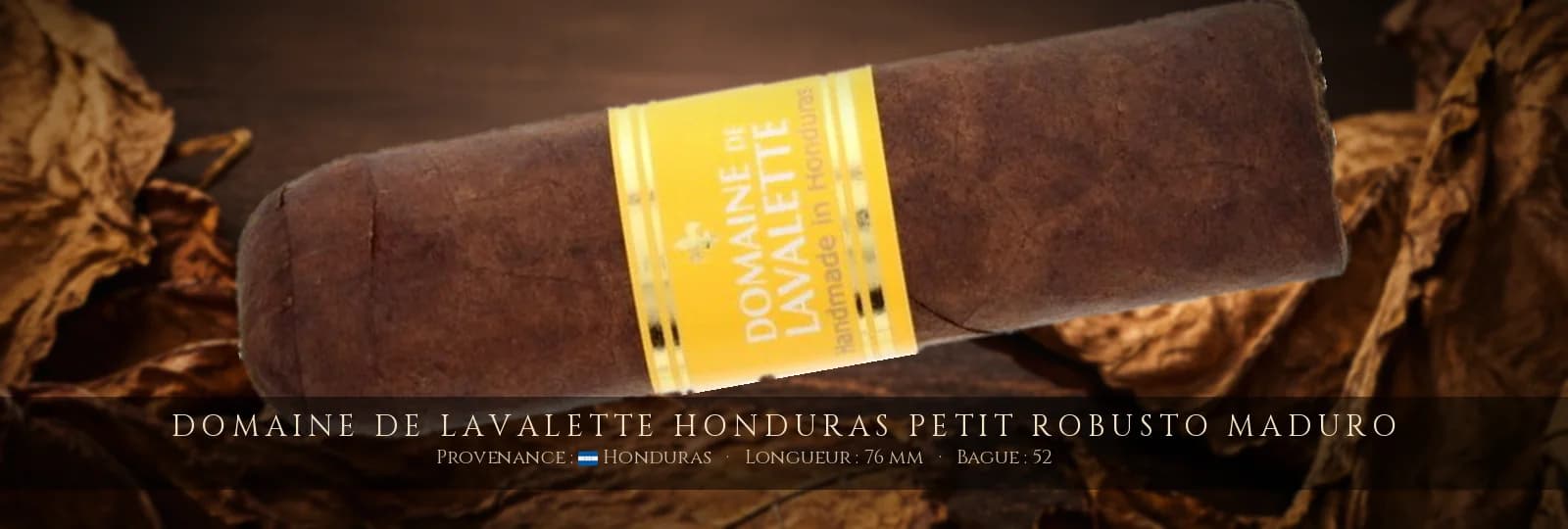 Domaine de Lavalette Honduras Petit Robusto Maduro — Domaine de Lavalette — Honduras