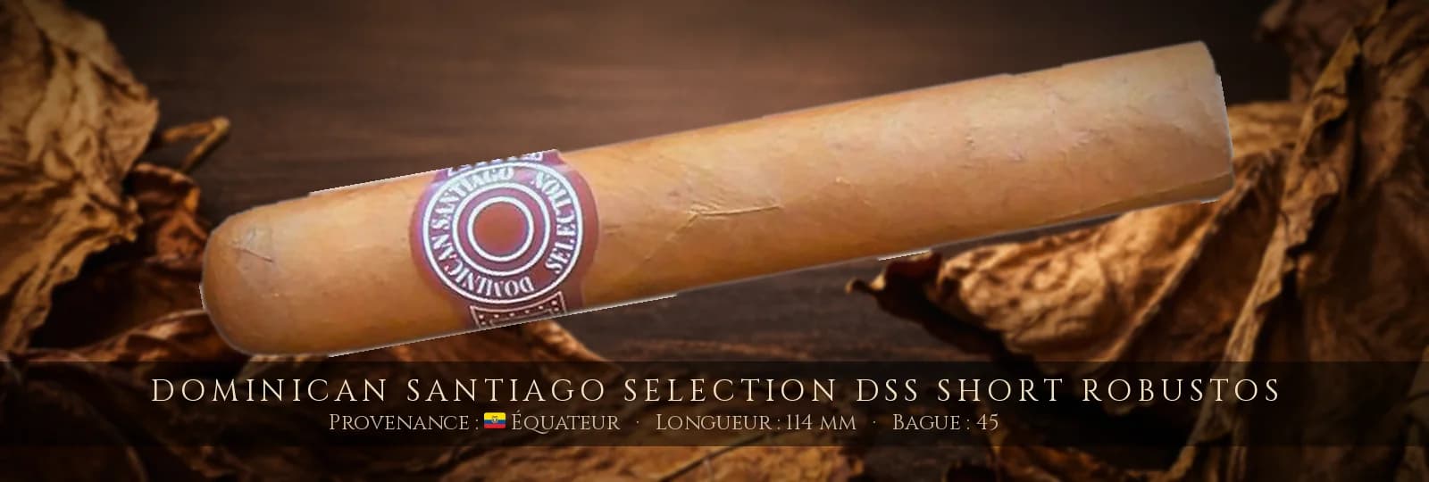 Dominican Santiago Selection DSS Short Robustos — Dominican Santiago Selection — Équateur