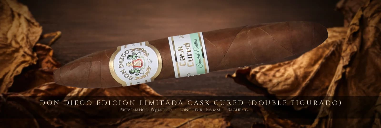 Don Diego Edición Limitada Cask Cured (Double Figurado) — Don Diego — Équateur