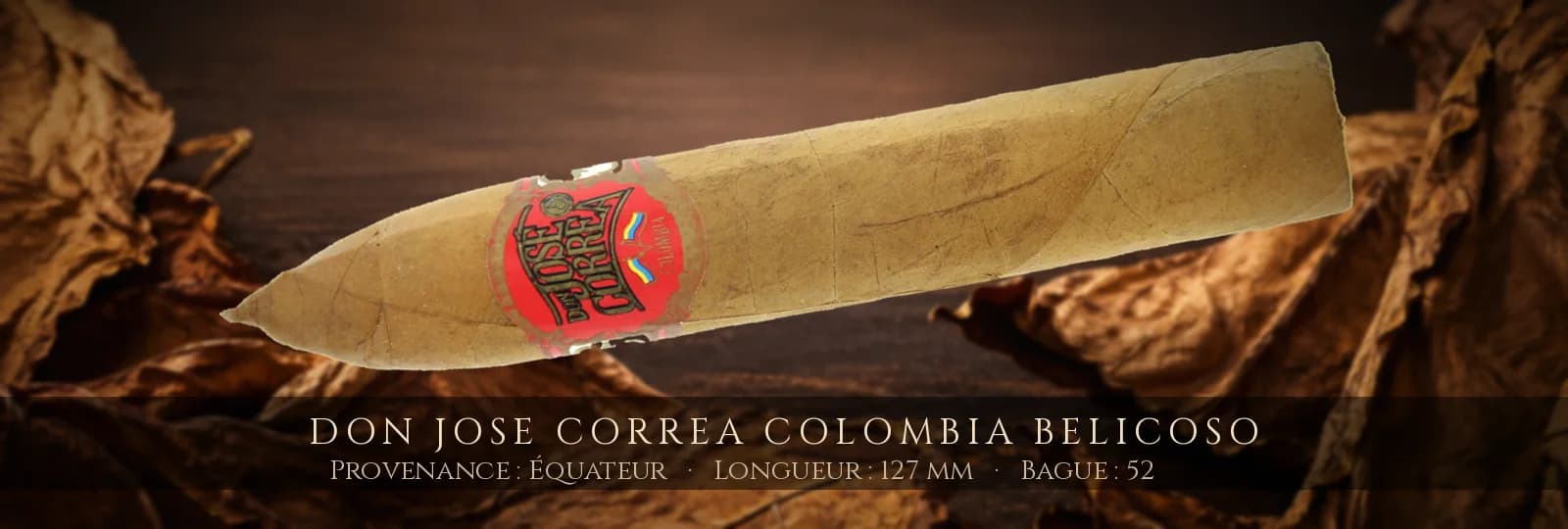 Don Jose Correa Colombia Belicoso — Don Jose Correa — Équateur