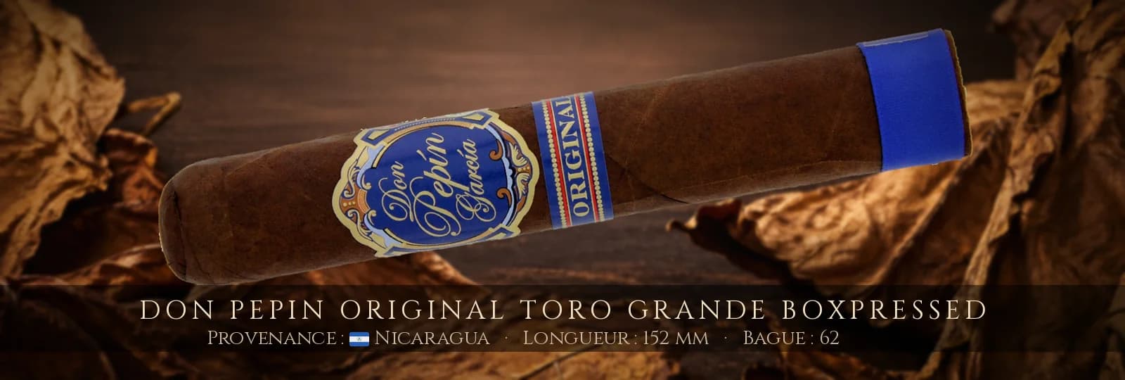 Don Pepin Original Toro Grande BOXPRESSED — Don Pepin — Nicaragua