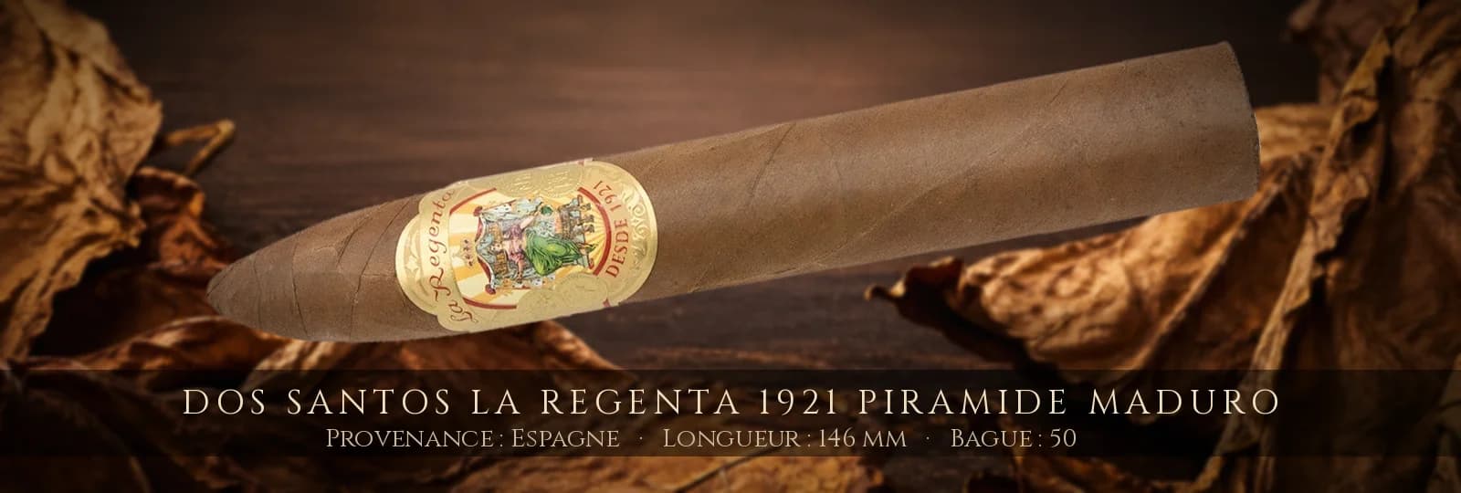 Dos Santos La Regenta 1921 Piramide Maduro — Dos Santos — Espagne