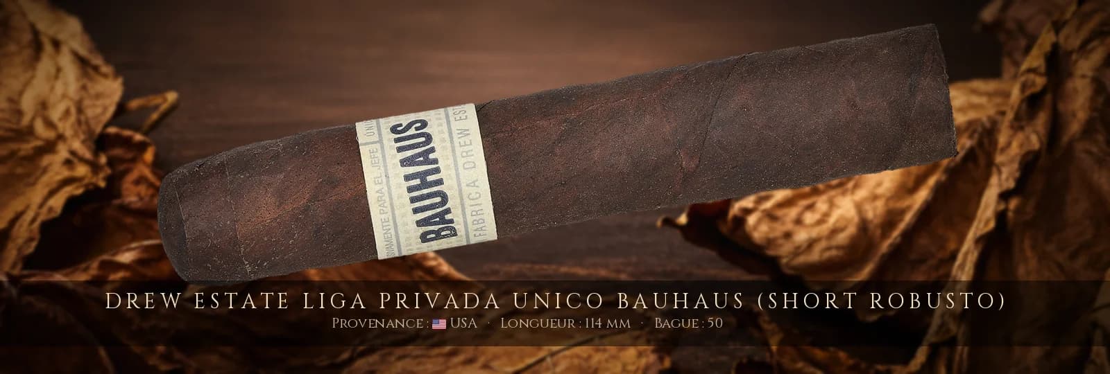 Drew Estate Liga Privada Unico Bauhaus (Short Robusto) — Drew Estate — USA