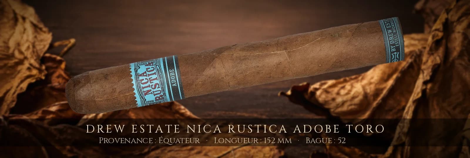 Drew Estate Nica Rustica Adobe Toro — Drew Estate — Équateur