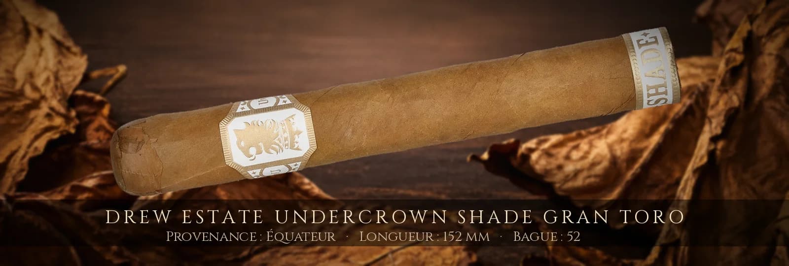 Drew Estate Undercrown Shade Gran Toro — Drew Estate — Équateur