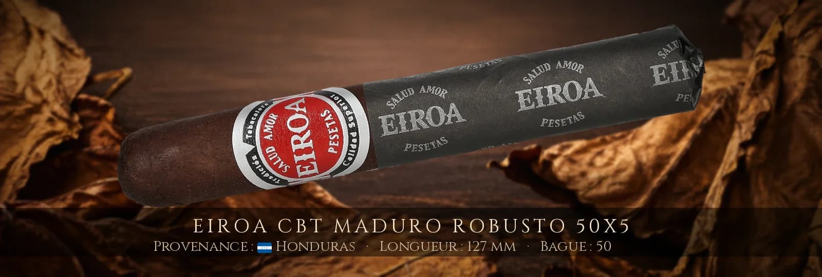 Eiroa CBT Maduro Robusto 50x5 — Eiroa — Honduras