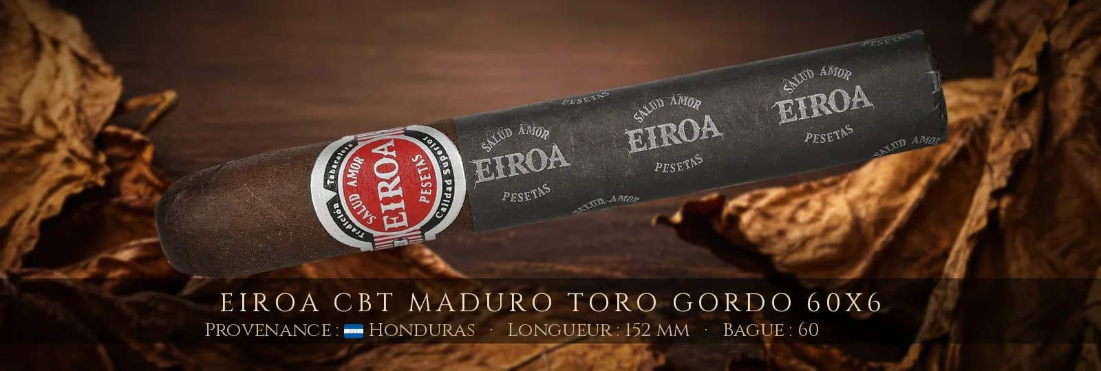 Eiroa CBT Maduro Toro Gordo 60x6 — Eiroa — Honduras
