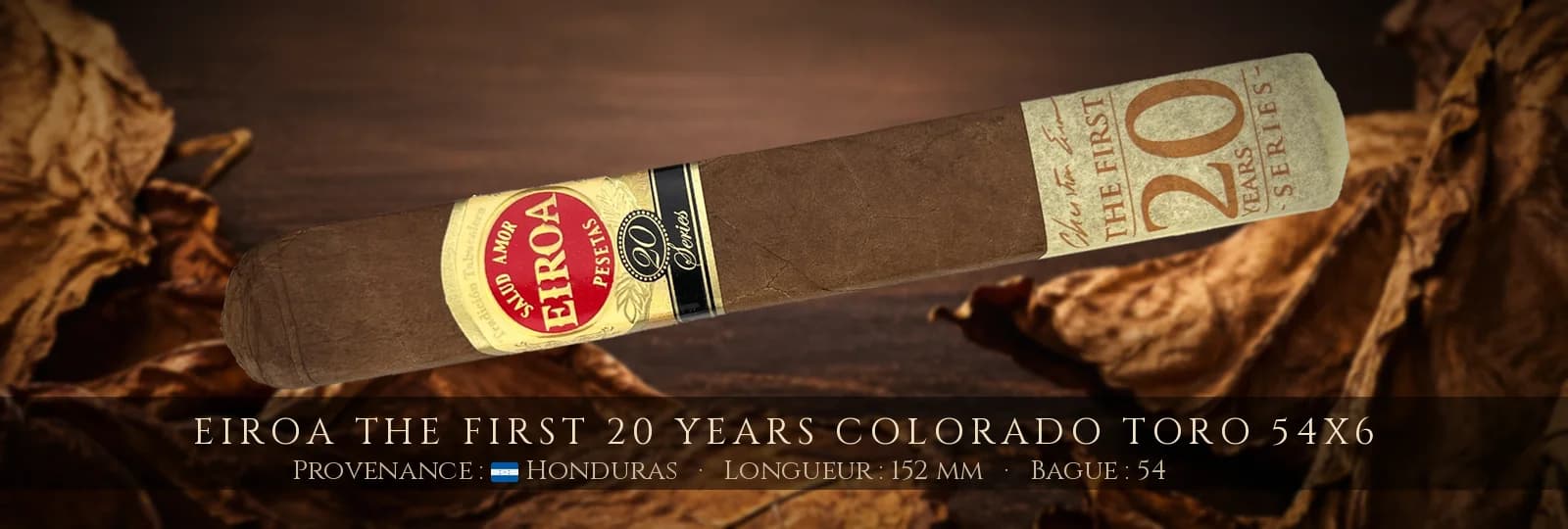 Eiroa The First 20 Years Colorado Toro 54x6 — Eiroa — Honduras