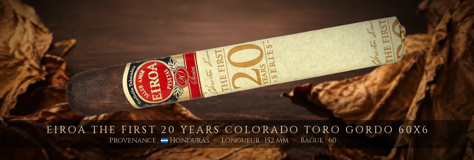 Eiroa The First 20 Years Colorado Toro Gordo 60x6 — Eiroa — Honduras