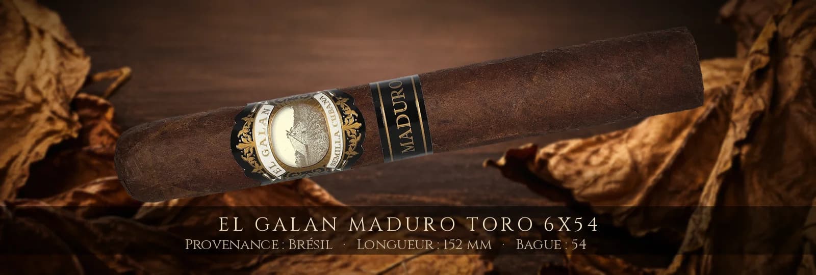 El Galan Maduro Toro 6x54 — El Galan — Brésil
