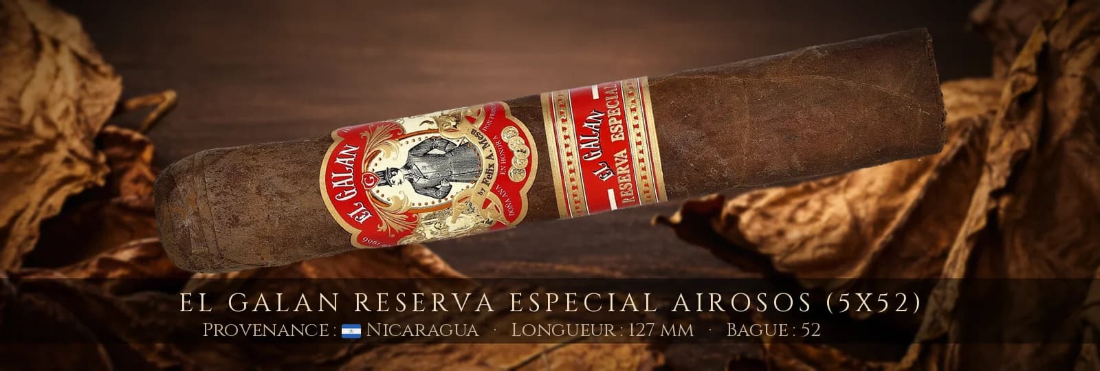 El Galan Reserva Especial Airosos (5x52) — El Galan — Nicaragua
