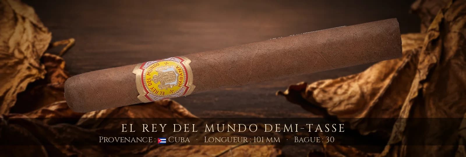 El Rey del Mundo Demi-Tasse — El Rey del Mundo — Cuba