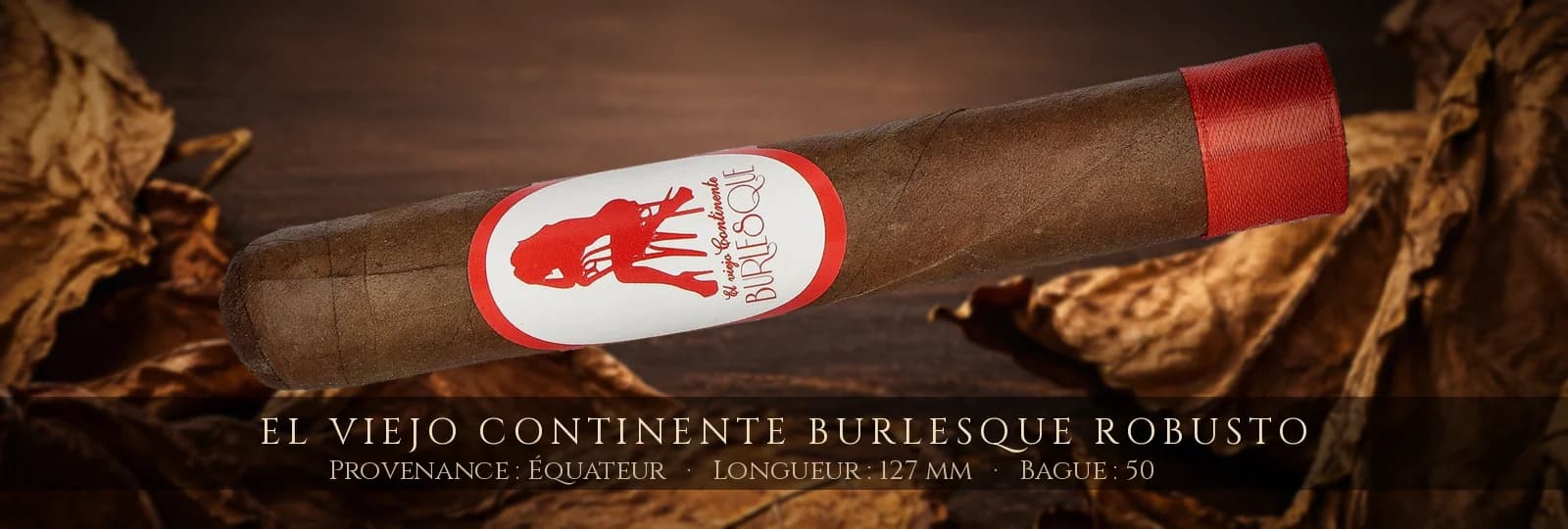 El Viejo Continente Burlesque Robusto — El Viejo Continente — Équateur