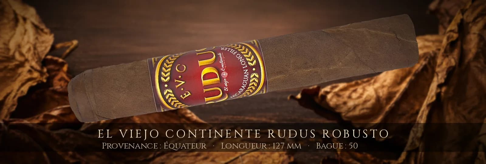 El Viejo Continente Rudus Robusto — El Viejo Continente — Équateur