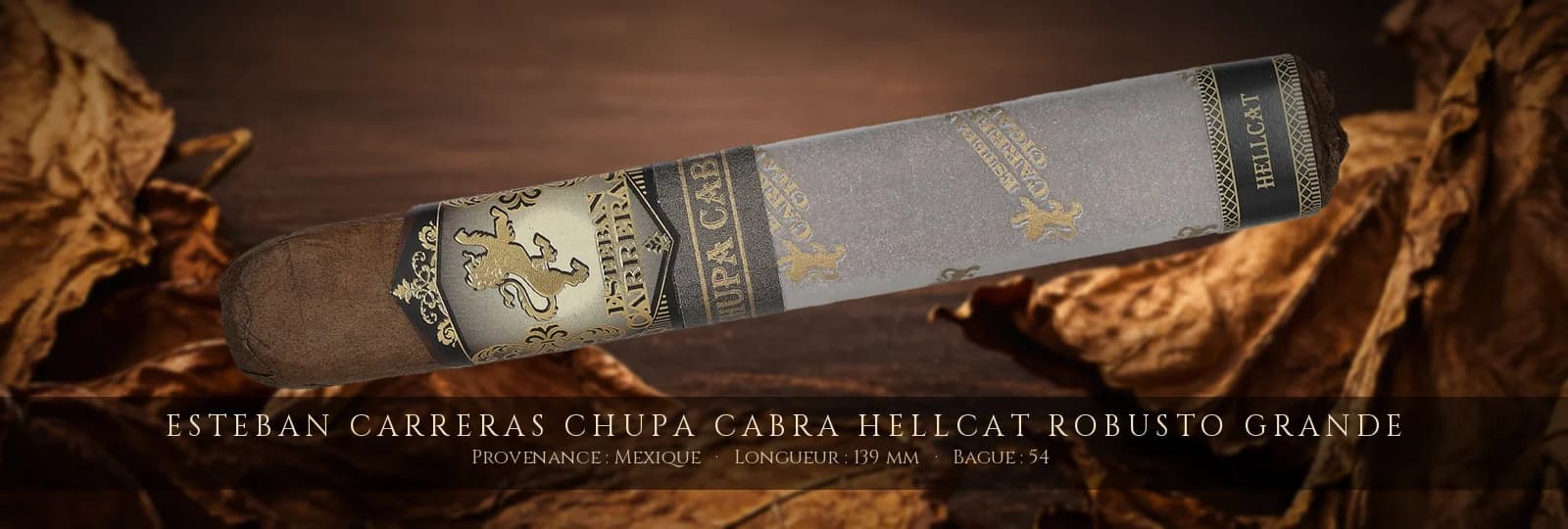 Esteban Carreras Chupa Cabra Hellcat Robusto Grande — Esteban Carreras — Mexique