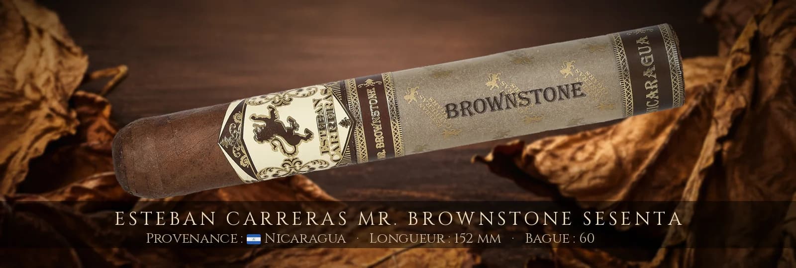 Esteban Carreras Mr. Brownstone Sesenta — Esteban Carreras — Nicaragua