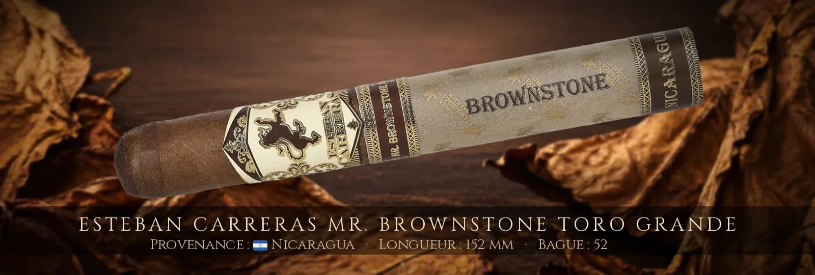 Esteban Carreras Mr. Brownstone Toro Grande — Esteban Carreras — Nicaragua