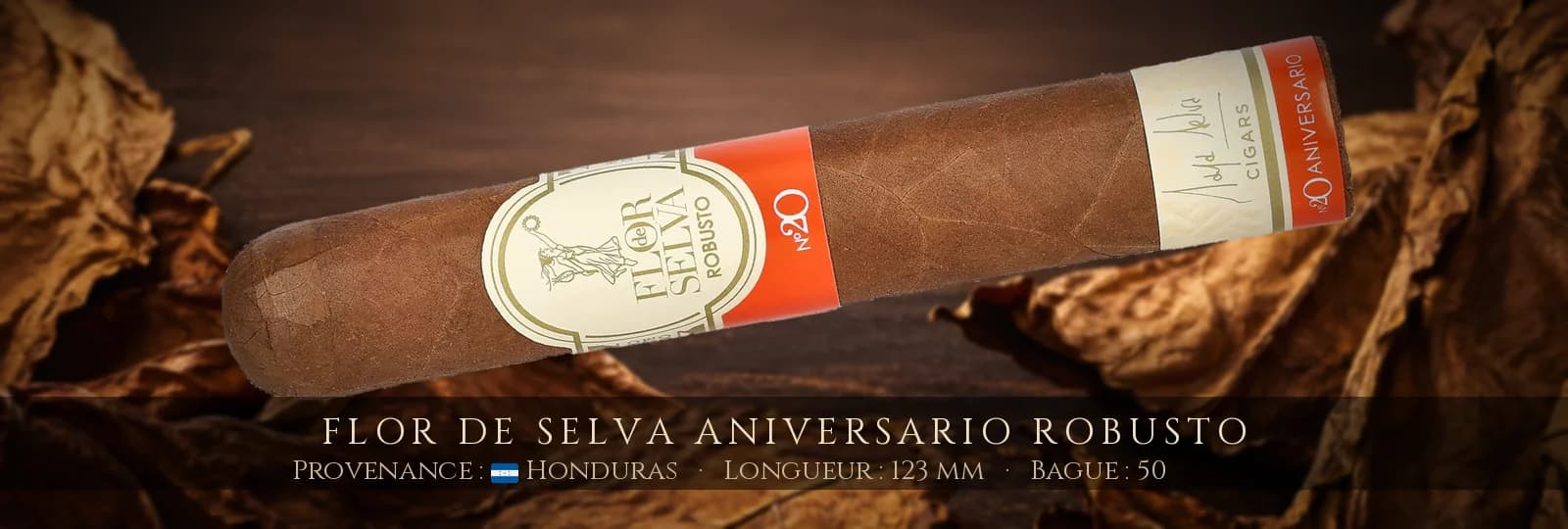 Flor de Selva Aniversario Robusto — Flor de Selva — Honduras