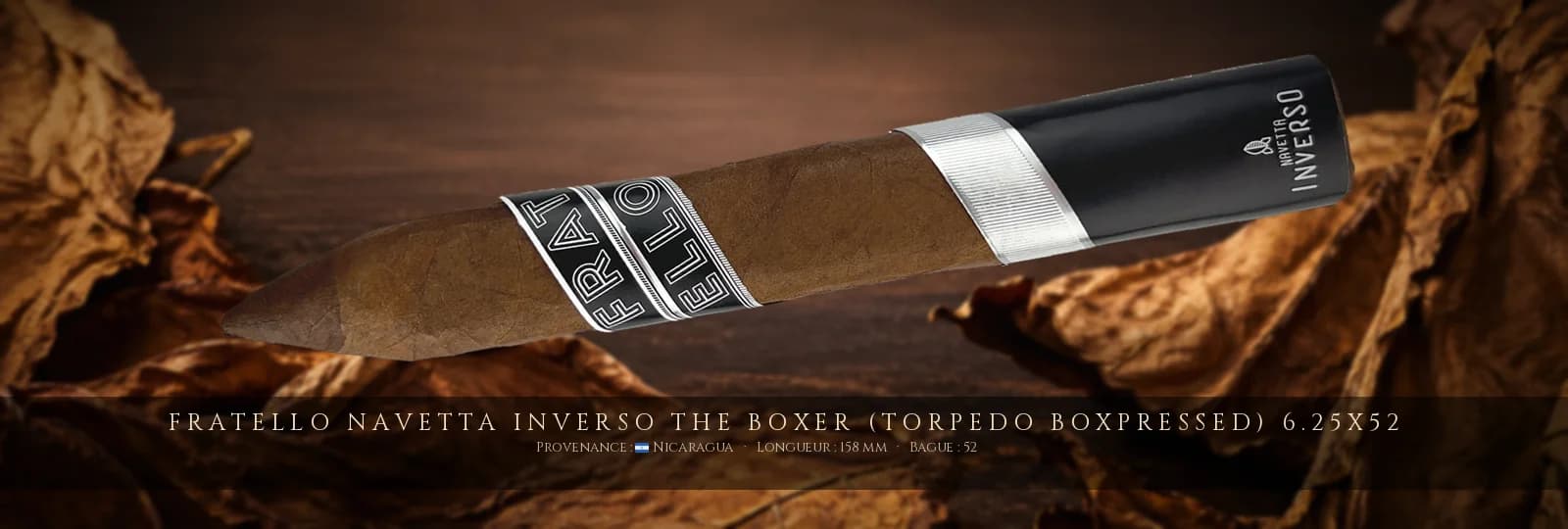 Fratello Navetta Inverso The Boxer (Torpedo Boxpressed) 6.25x52 — Fratello — Nicaragua