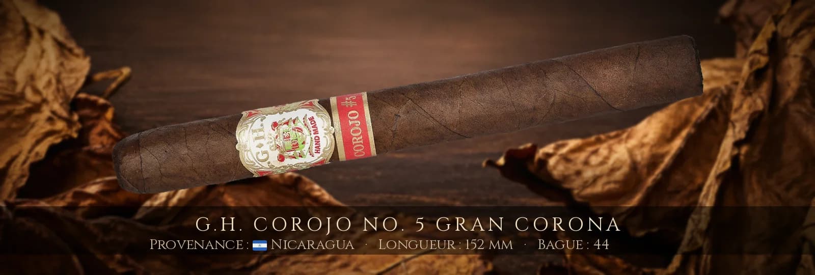 G.H. Corojo No. 5 Gran Corona — G.H. — Nicaragua